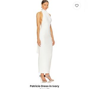 SAU LEE Patricia Dress in Ivory